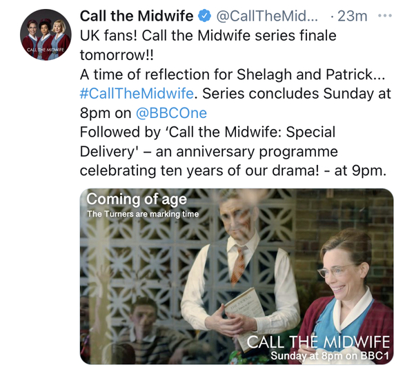 Call the Midwife...or the Turners?