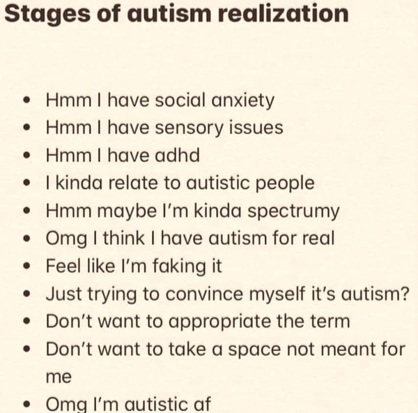 ASD diagnosis as an adult