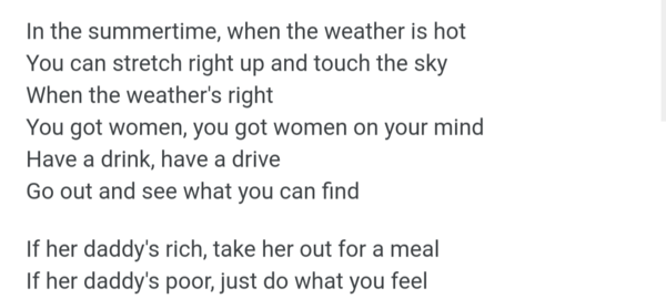What now makes you uncomfortable that didn't at the time