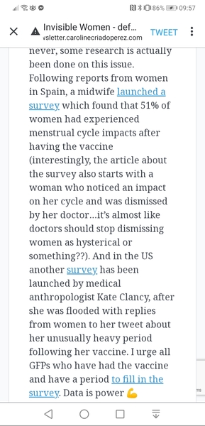 Can’t find previous threads - what was the outcome surrounding discussions about the vaccines affecting periods?