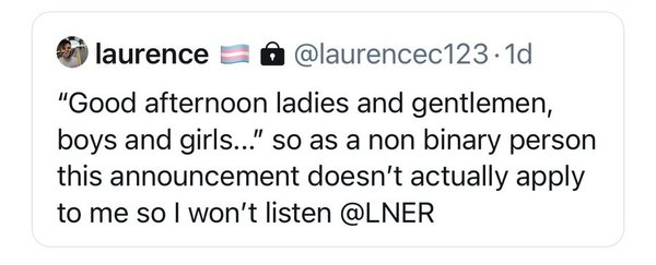 LNER apologise for Train Manager's language