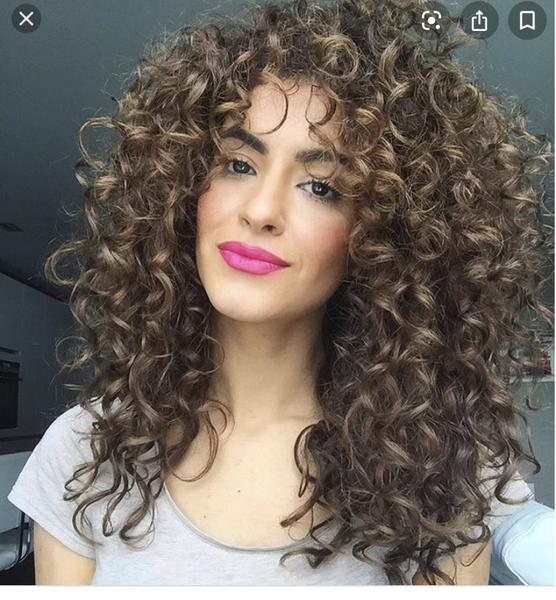 To ask if you have naturally curly hair but regularly straighten it...