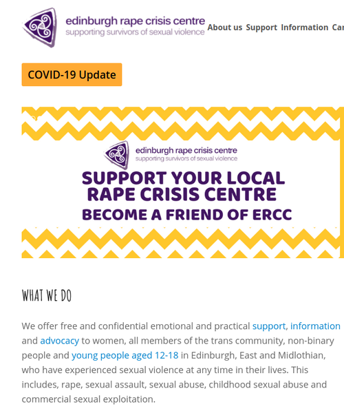 To think that a Rape Crisis centre should not have a transwoman CEO?