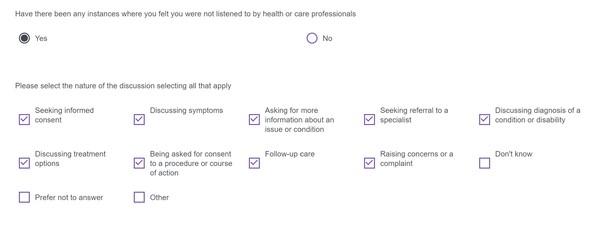 Women's Health - Department of Health survey