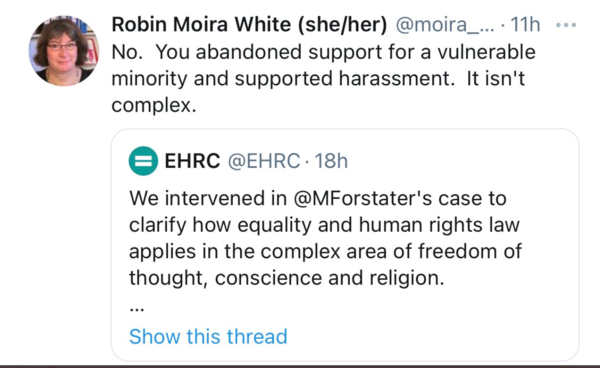 Maya Forstater is entitled to her views, but anti-transgender beliefs don’t belong in the workplace