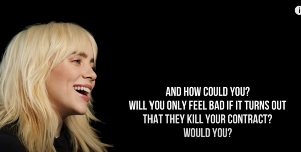 Billie Ellishe's New Song " Your Power" about DV
