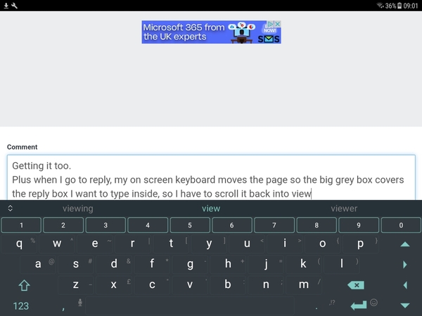 Massive drop down Ads at top of the page