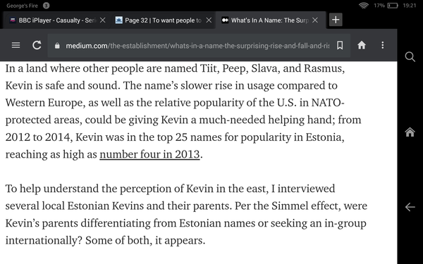 To want people to calm my baby by his actual name?