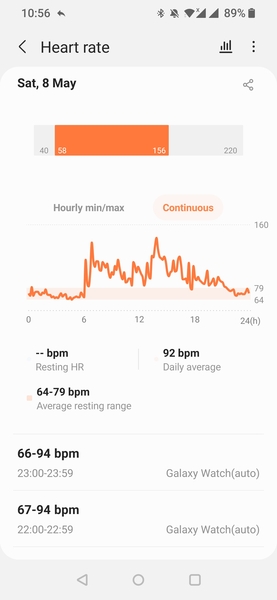 Terrified is it serious for heartbeat to pound from 74 to 94 whenever I stand up?