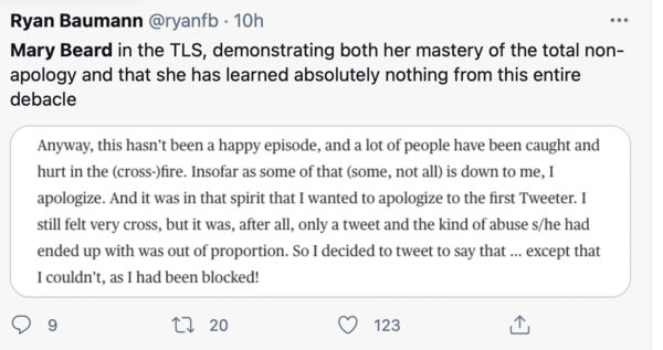 Mary Beard.