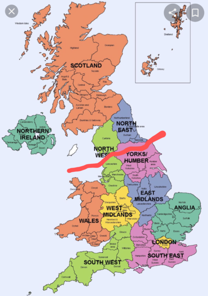 To ask what you consider “The North”?