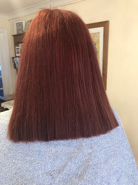 To ask if you have naturally curly hair but regularly straighten it...