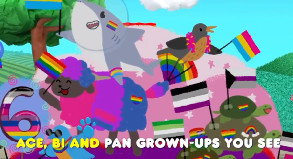 Ace, Bi and Pan grown ups you see - Blues Clues, Nickelodeon Junior, Lindz Amer children's video ages 2-5 yrs