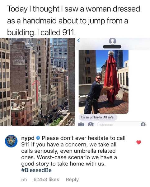 To have called 999?