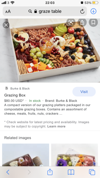 Graze tables - really???