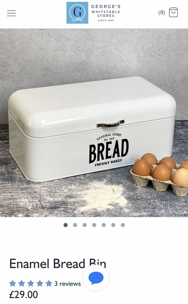 Nice looking bread bin anyone? Or keep it in a drawer..