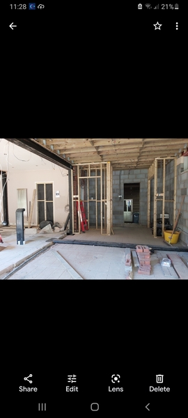 recirculating extractor in hob on Island.