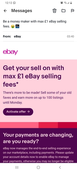 £1 Final Selling Fee Promotion