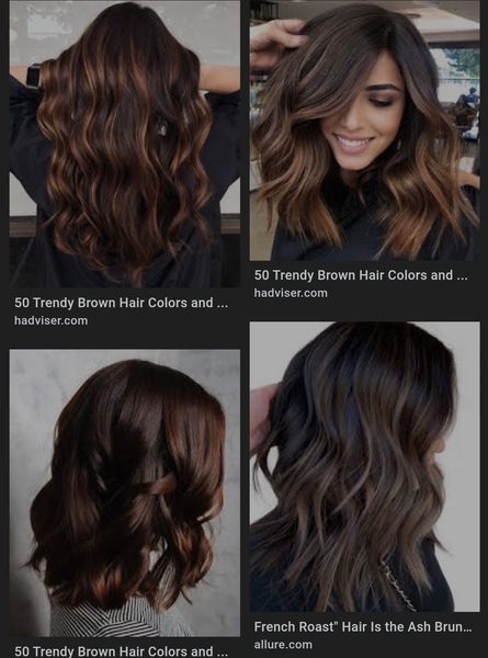 To ask if this hair colour is blonde or brunette?