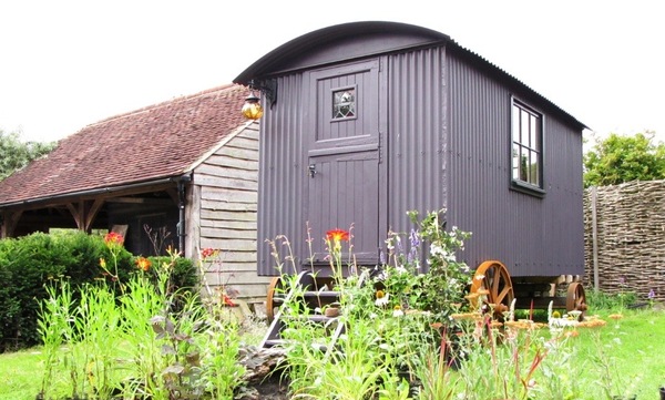 If you were painting a garden office which of these 2 Farrow and Ball colours would you choose.?