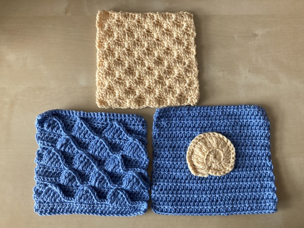 Woolly Hugs. A Blanket for lovely Notapizzaeater whose wonderful DH has sadly died.