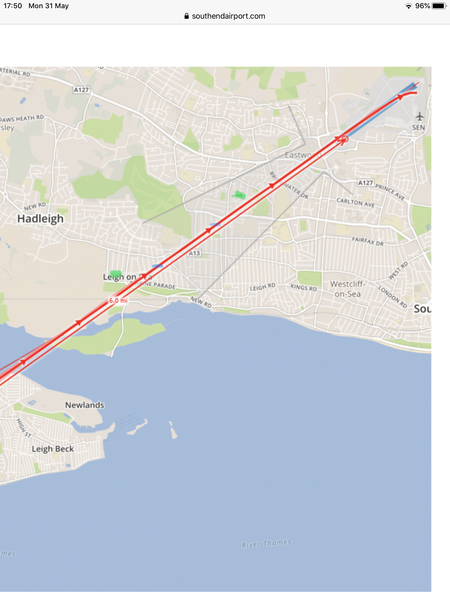 Leigh on Sea - Flight Path