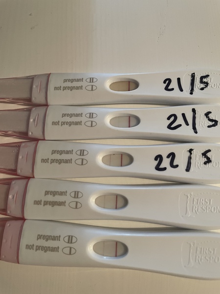 BFP not getting darker