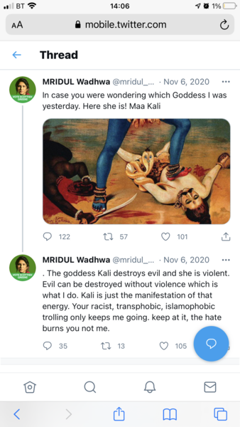 Times article: Protests over trans woman heading rape crisis centre