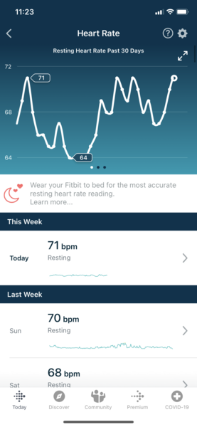 Tracking your cycle and possible BFP using RHR - part 5