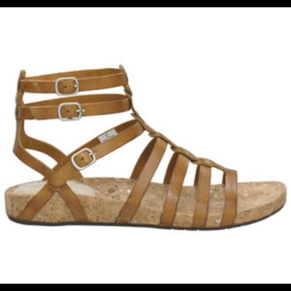 Tan gladiator sandals?