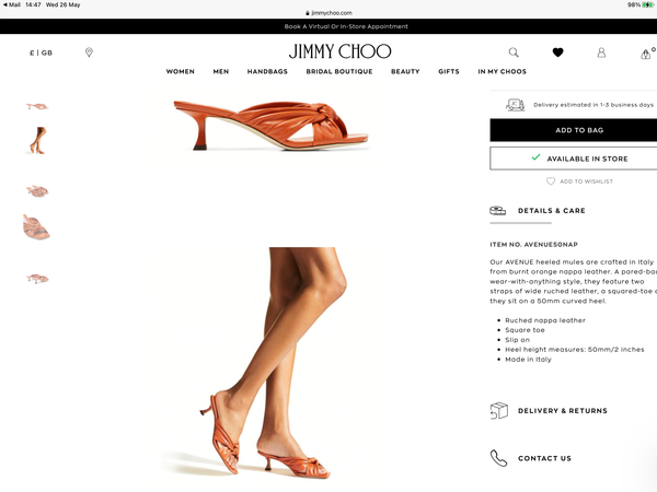 Bag to go with new Jimmy Choos...