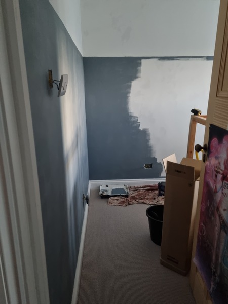 To ask DH to decorate again (He finished today and I HATE it)