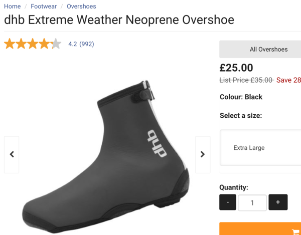 Cycling in wet weather