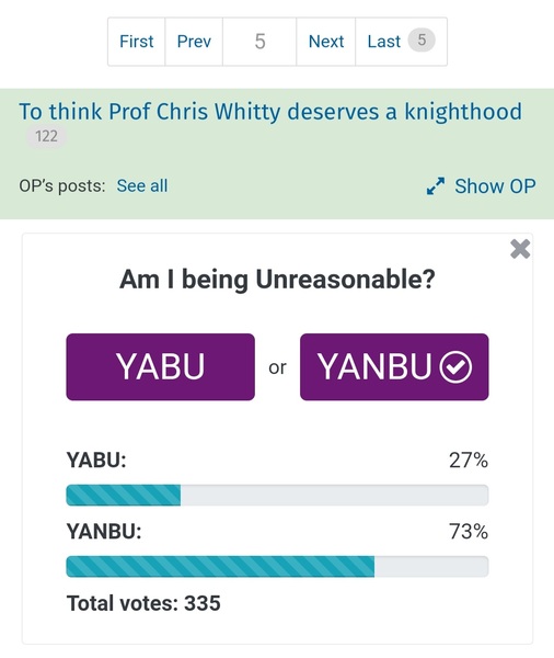 To think Prof Chris Whitty deserves a knighthood