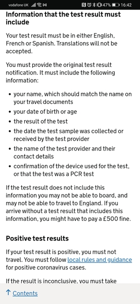 Pre-departure test! What does this mean!!