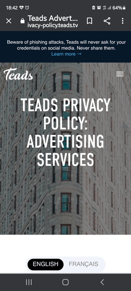 Fed up with this advert