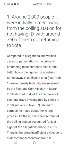 Photo ID needed to vote? Please no.