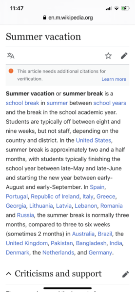 Restructuring the school year