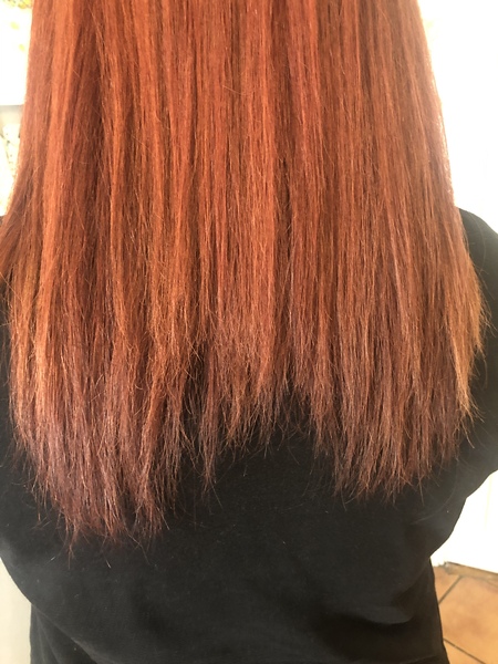 To ask if you have naturally curly hair but regularly straighten it...