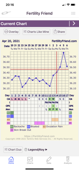 Calling al Fertility friend app experts - can you take a look at my chart!