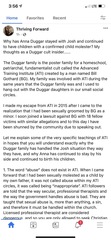 Josh Duggar arrested again for having indecent images of children. AIBU in wondering how the hell a man with his history was allowed to remain in the home with his babies?