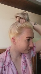 Any hairdressers? Orangy roots!