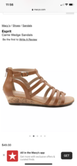 Tan gladiator sandals?