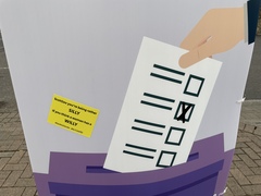 There's been a sticker....