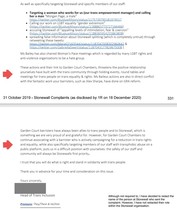 Stonewall statement on misinformation about the Diversity Champions Programme