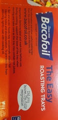 Not to have known that you should wash disposable roasting trays before use?