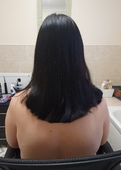 I lopped 9 inches off my hair!!