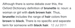 To ask if this hair colour is blonde or brunette?