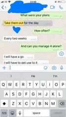 To insist he makes proper arrangements?