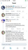 What's been "mansplained" to you recently?
